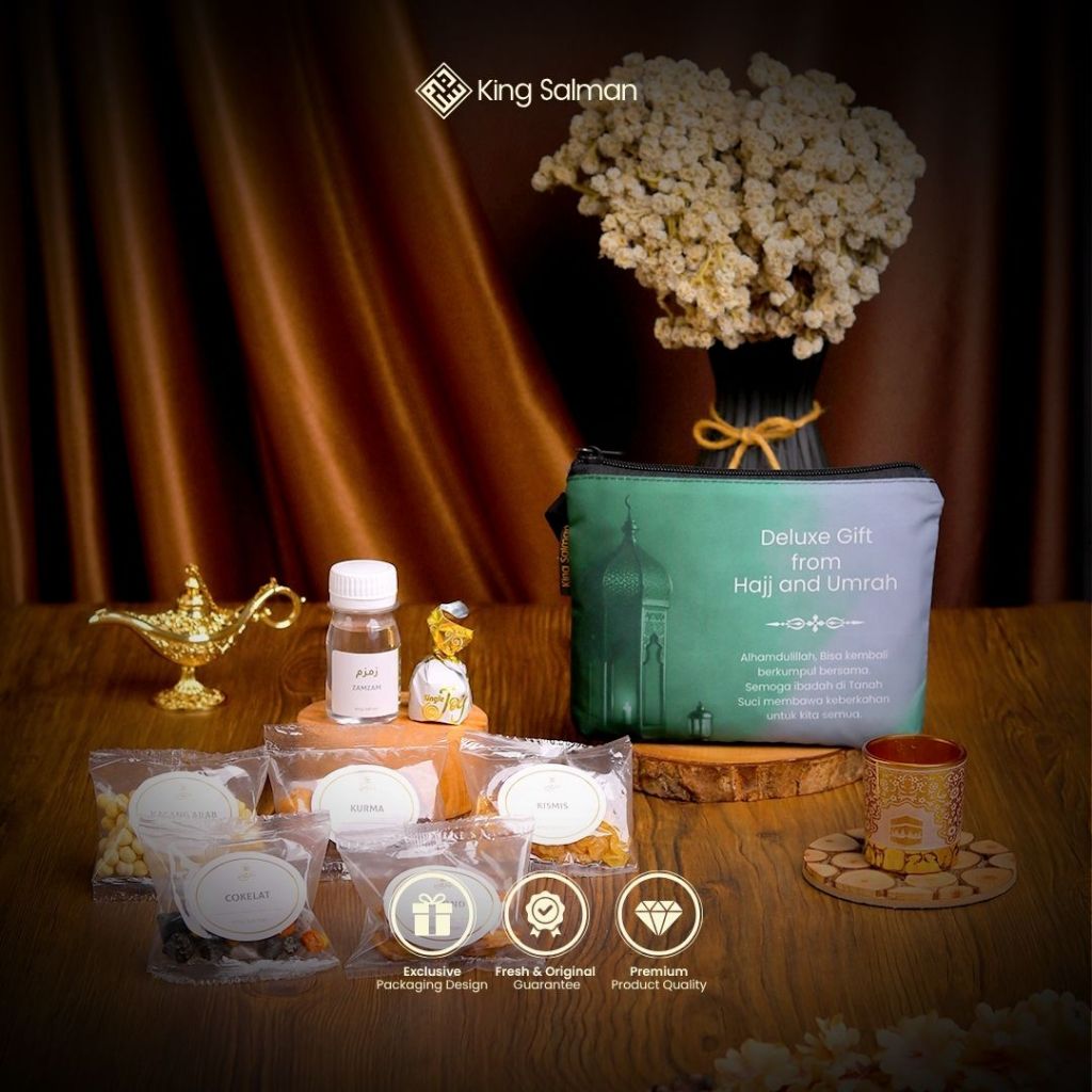 

King Salman - Oleh-Oleh Haji & Umroh MARWAH Green Pouch Non-Custom