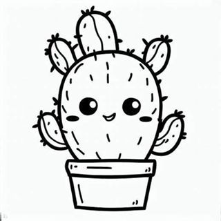 

TANPA CAT ! MAINAN ANAK KANVAS LUKIS ANAK 15X15 SPECIAL CACTUS