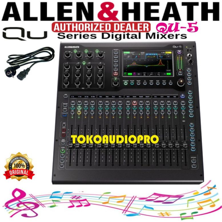 mIXER Allen & Heath Qu-5 /  QU5  16-channel Digital Mixer  Allen & Heath Qu-5D  / QU5D  Digital Mixe
