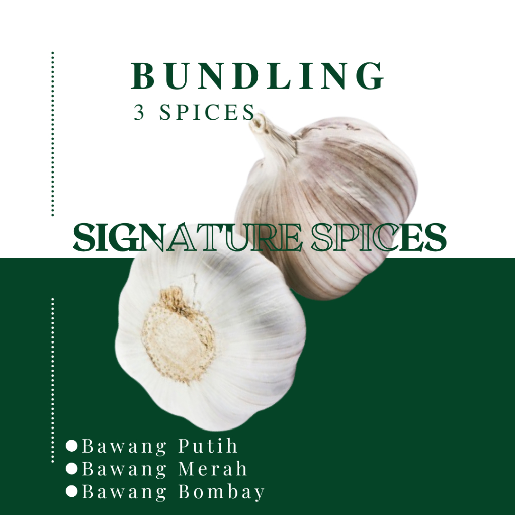 

BUMBU BAWANG BUNDLING 3 VARIAN | BAWANG PUTIH | BAWANG MERAH | BAWANG BOMBAY