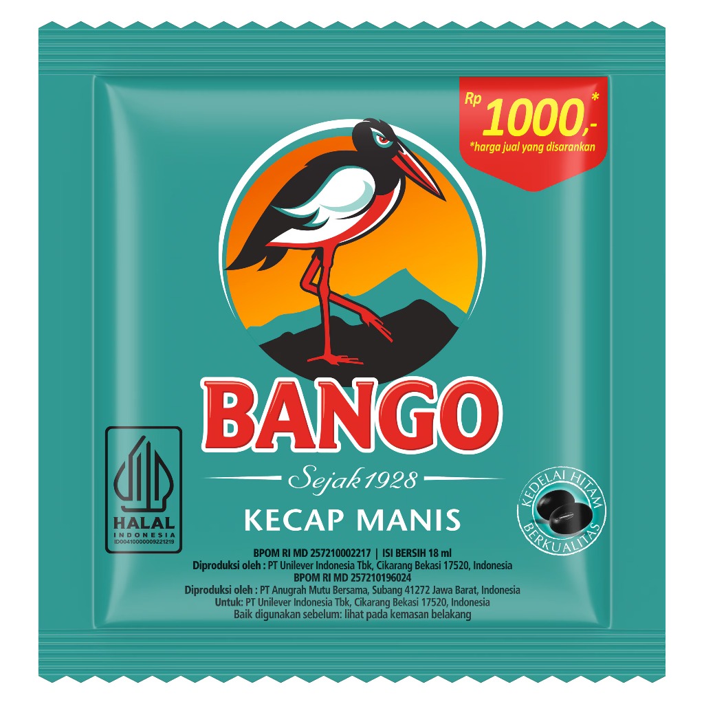 

Kecap Bango Kemasan Sachet 1000 [isi 12 sachet] kecap bango renteng