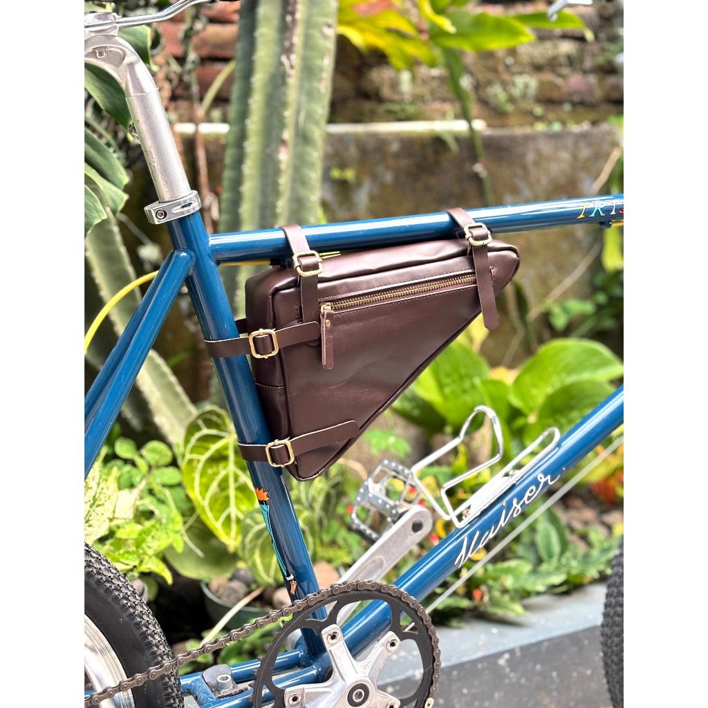 Tas Sepeda Triangle Small Frame Bag Tas Batang Sepeda Tas Frame Sepeda Segitiga