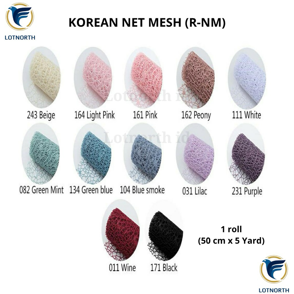 

[1 Roll] R-NM / Roll 50 cm x 5 Yard / Tile Jaring / Kertas Buket Bunga / Wrapping Paper Cellophane / Roll Net Spider Mesh / Kertas Bunga Buket Gulungan Motif Jaring Laba Laba Jaring Assymetric / Plastik Bunga