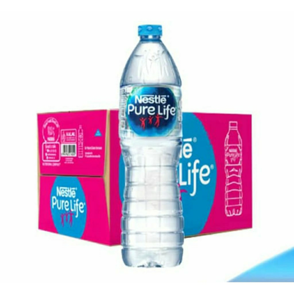 

Nestle pure life air mineral 1500 ml 1 karton isi 12 botol