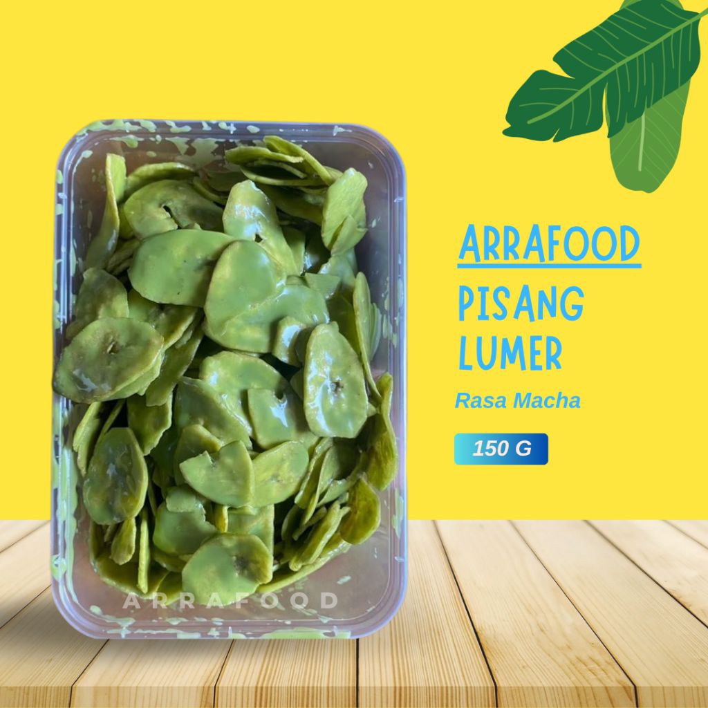 

Keripik Pisang Lumer rasa Macha Snack Cemilan arrafood