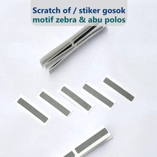 

STIKER LABEL GOSOK / Scratch Off Pin Label Sticker Label Gosok Scratch Stiker Penutup Angka Uk. 6 x 36mm