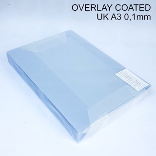 

OVERLAY / Overlay Coated Ukuran A4 & A3 Tebal 0.1mm Lapisan Luar Idcard Laminasi Bahan Press Oven
