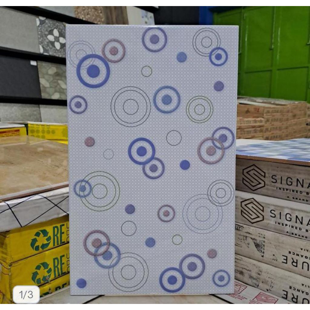 keramik dinding mulia 25x40 MELODIA BLUE