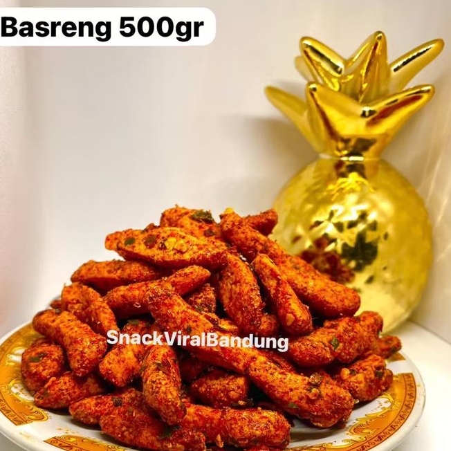 

BASRENG 500gr / Basreng pedas rempah daun jeruk viral