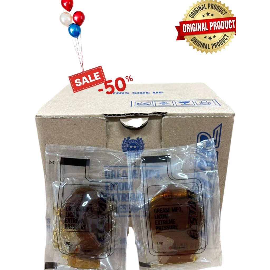 GREASE GEMUK STEMPET ECSTAR MOTOR/MOBIL ASLI 10 GR