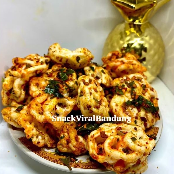 

KERUPUK PEDO 500gr PEDAS JERUK / KERUPUK MAWAR