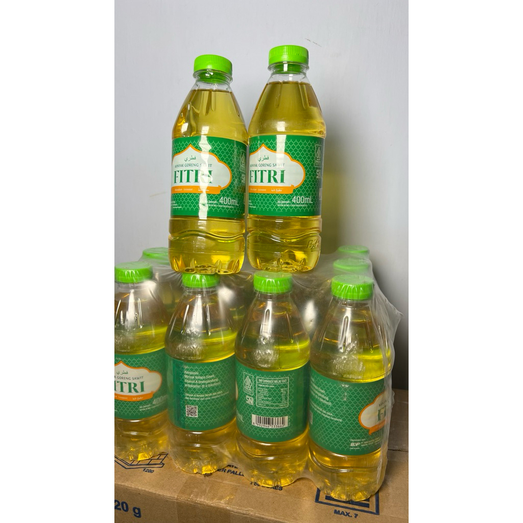 

MINYAK GORENG SAWIT FITRI UKURAN 400 ML KEMASAN BOTOL