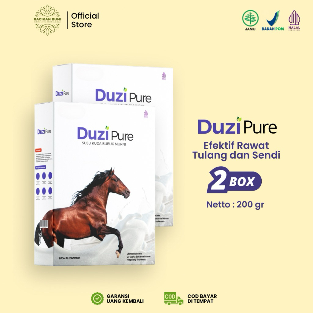 

Duzi Pure Susu Kuda Asli Lombok Mengatasi Nyeri Sendi Tulang Menghangatkan Tubuh Aman Semua Usia Paket 2 Box