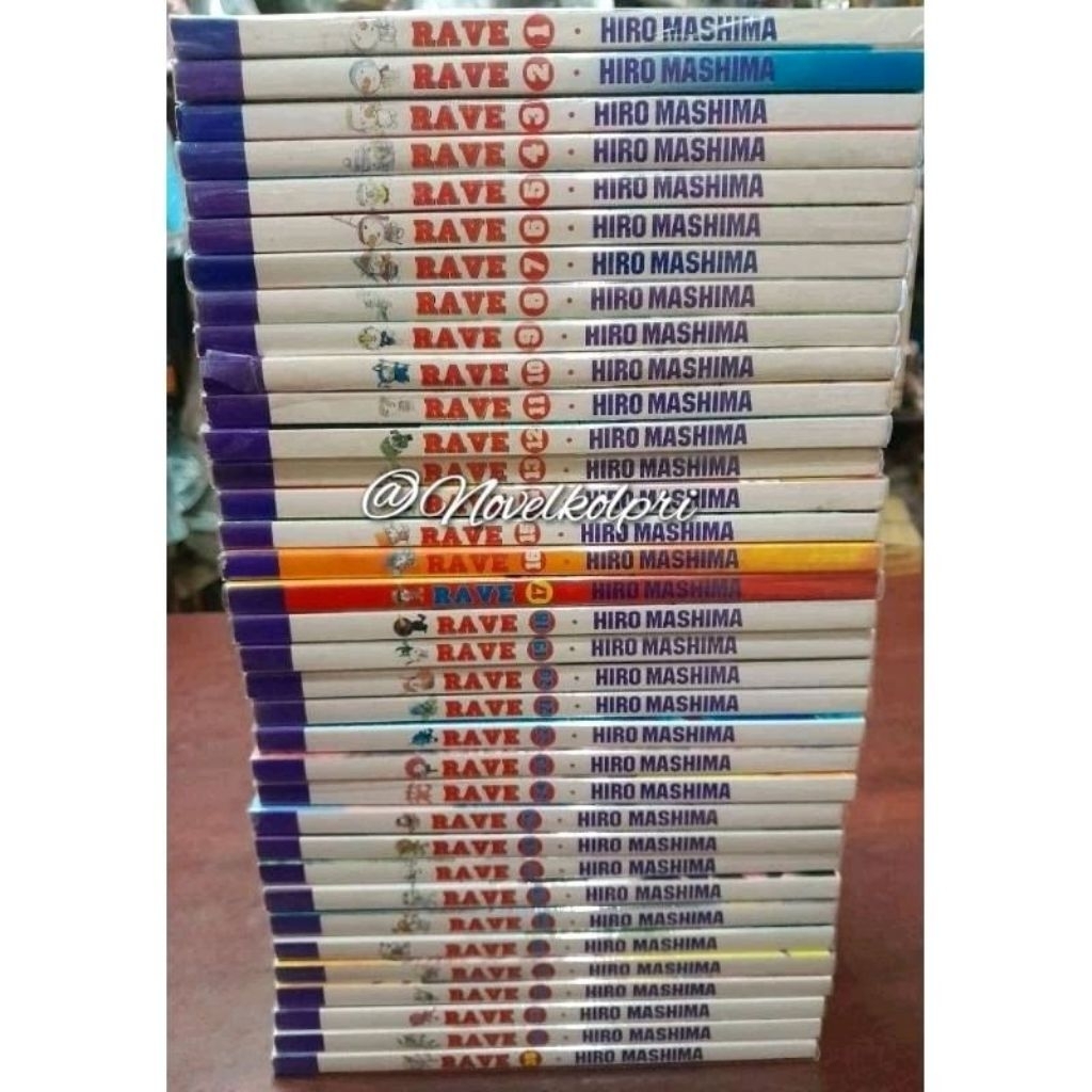 Komik SET Rave 1-35 Tamat - Hiro Mashima