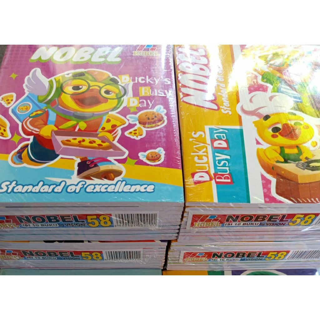 

BUKU TULIS NOBEL By VISION / BUKU TULIS 58 Lembar