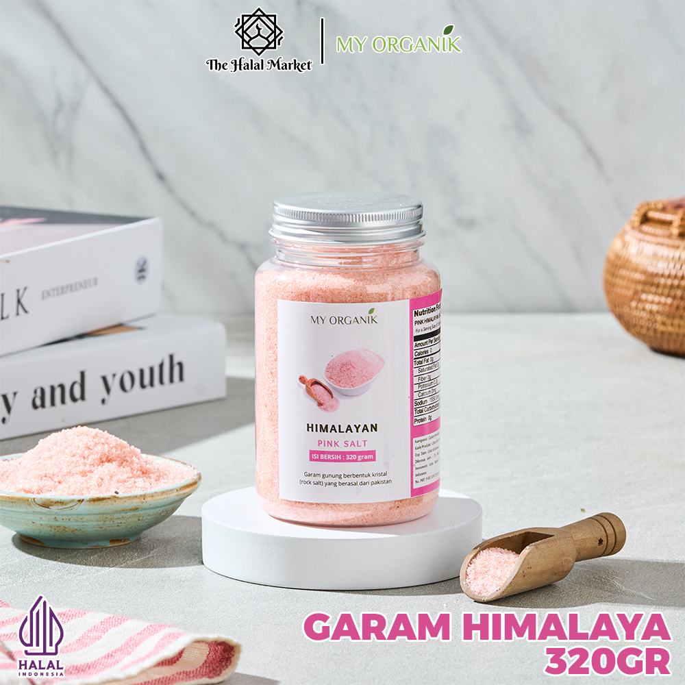 

My Organik Garam Himalaya Organik Himalayan Pink Salt Untuk MPASI Pengganti Garam Biasa