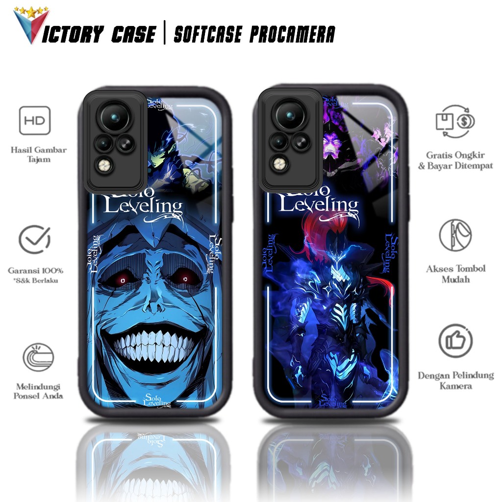 Softcase Glass kaca untuk INFINIX NOTE 11 NOTE 11 NFC NOTE 12 SLVL Casing Handphone Case Procamera