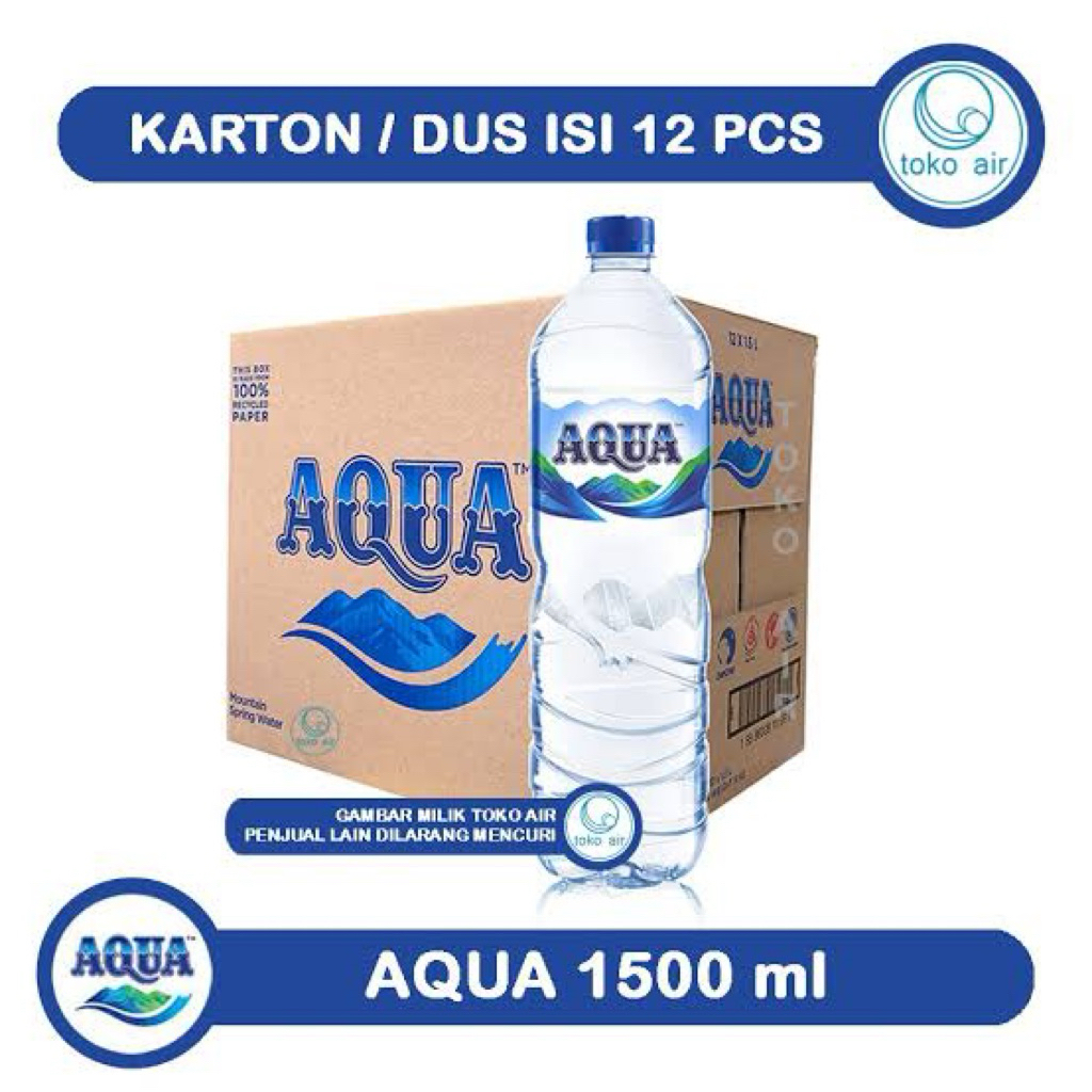 

AQUA 1500 ML DUS ISI 12 BOTOL