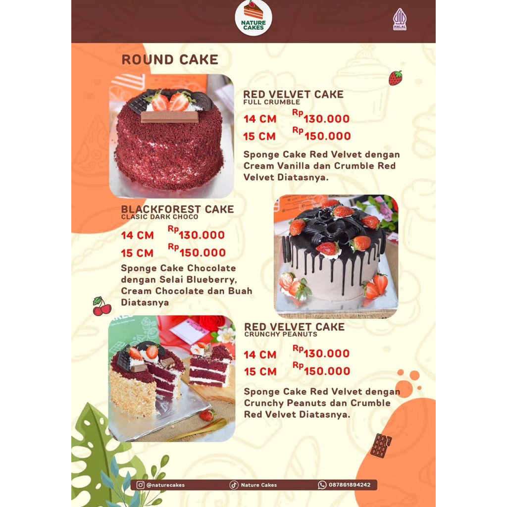 

NATURE CAKES CAKE READY STOCK SIAP KIRIM YA
