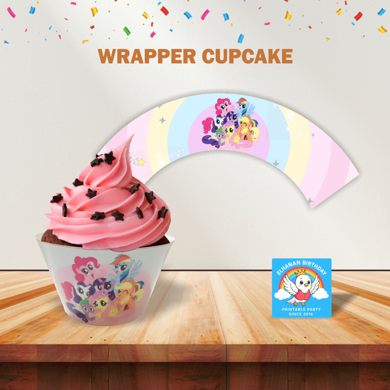 WRAPPER CUPCAKE CUSTOM, TEMPAT CUPCAKE ULANG TAHUN