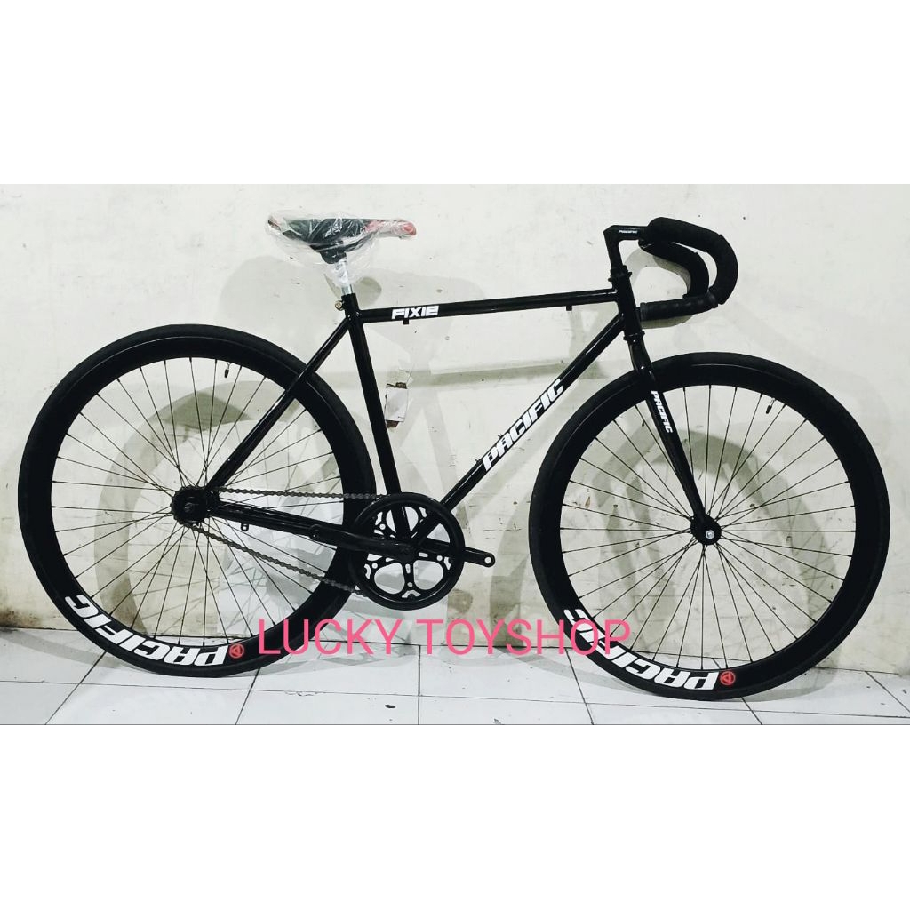 Sepeda Fixie Velg tinggi Stang balap Torpedo