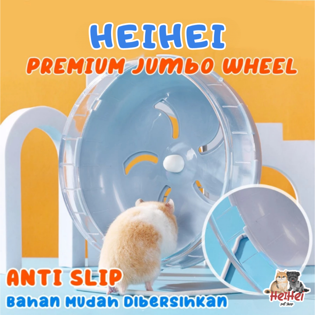 JUMBO Wheel Premium Kincir Besar Tidak Berisik Landak, Hamster, Sugar Glider - Wheel Kincir Hamster 