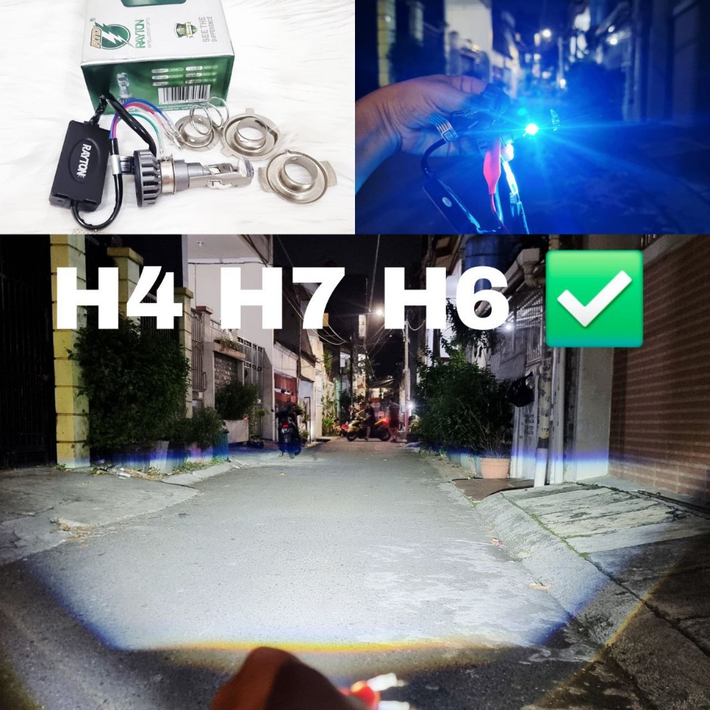 Biled h6 h4 h7 rtd m9 senja projector projie mini lampu utama depan led