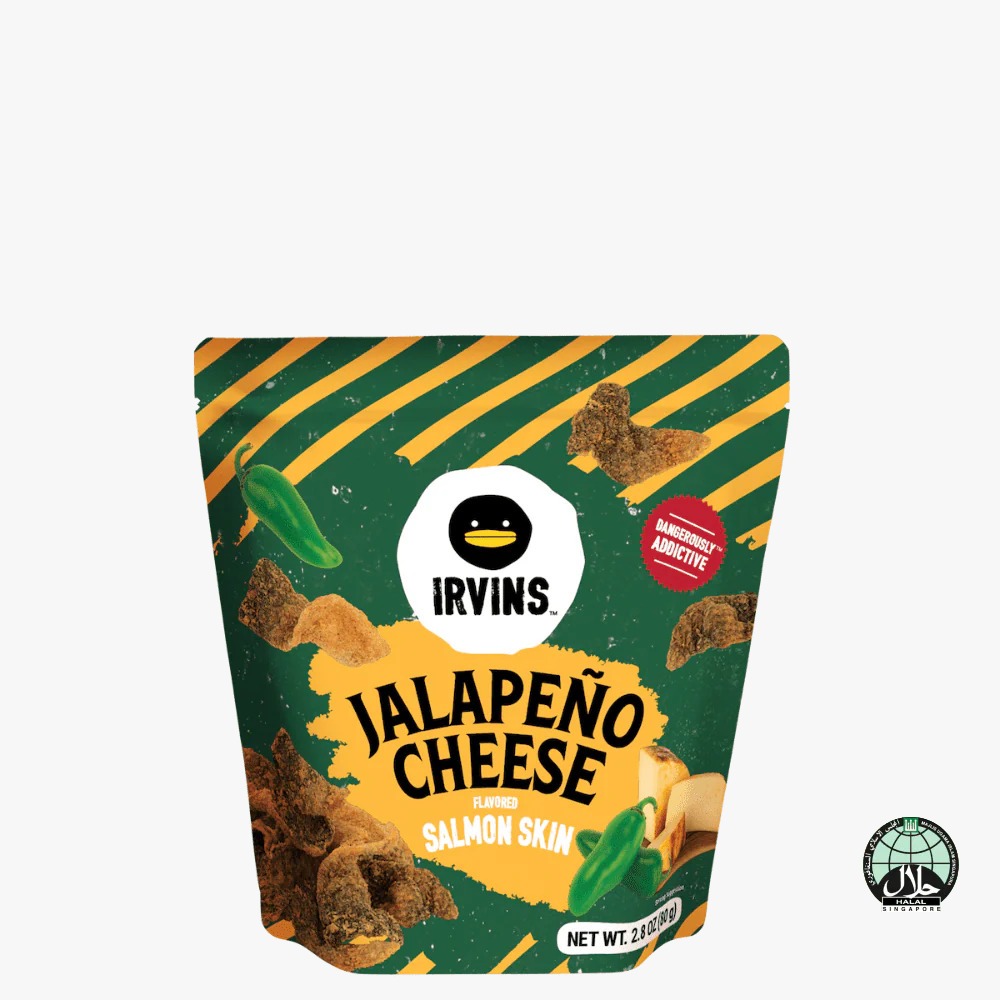 

IRVINS Jalapeno Cheese Salmon Skin 80g