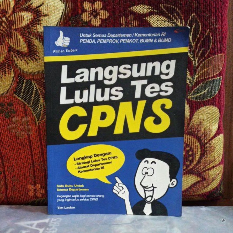 Buku Original Langsung Lulus Tes CPNS Tim Laskar Bekas