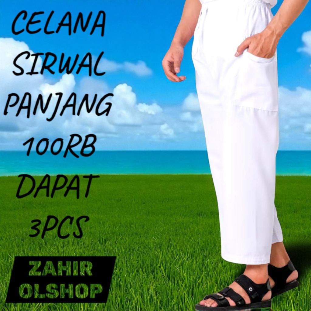 CELANA SIRWAL PANJANG DAN JUMBO 100RB DAPAT 3 PCS NYAMAN STYLISH ADEM | KOMPRANG |CINGKRANG|HAJI