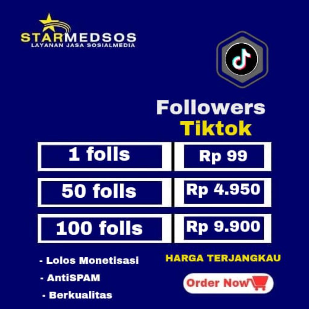 follower Tik tok permanen bergaransi