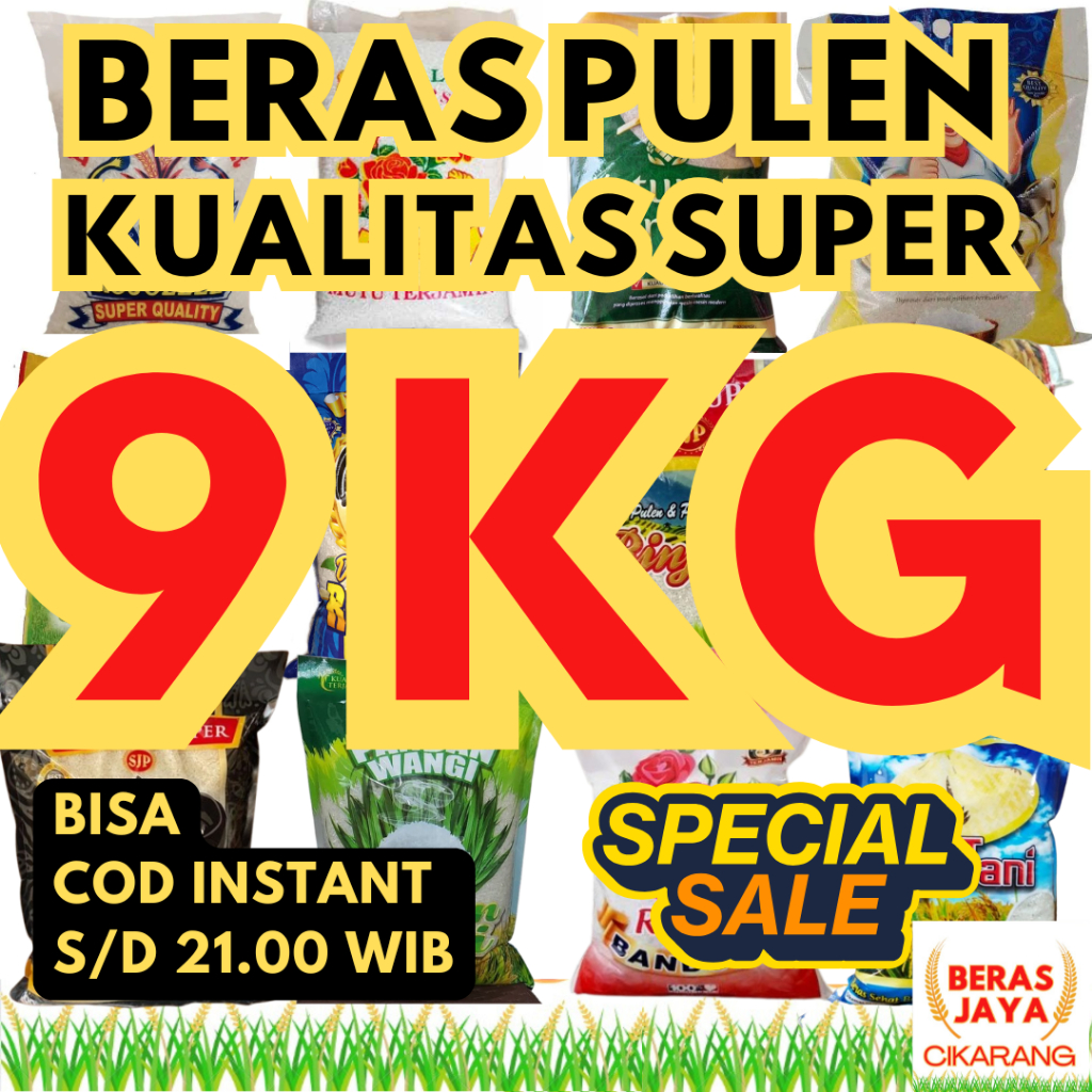 

Promo Beras Pulen Ramos Setra Kualitas Terjamin Bersih Bebas Kutu Super 9 kg Murah Gratis Ongkir