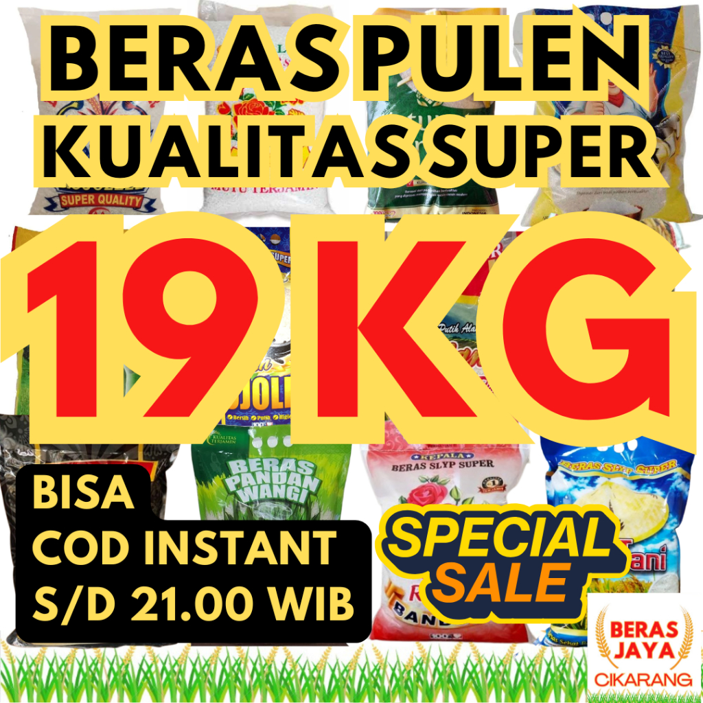 

Promo Beras Pulen Ramos Setra Kualitas Terjamin Bersih Bebas Kutu Super 19 kg Murah Gratis Ongkir