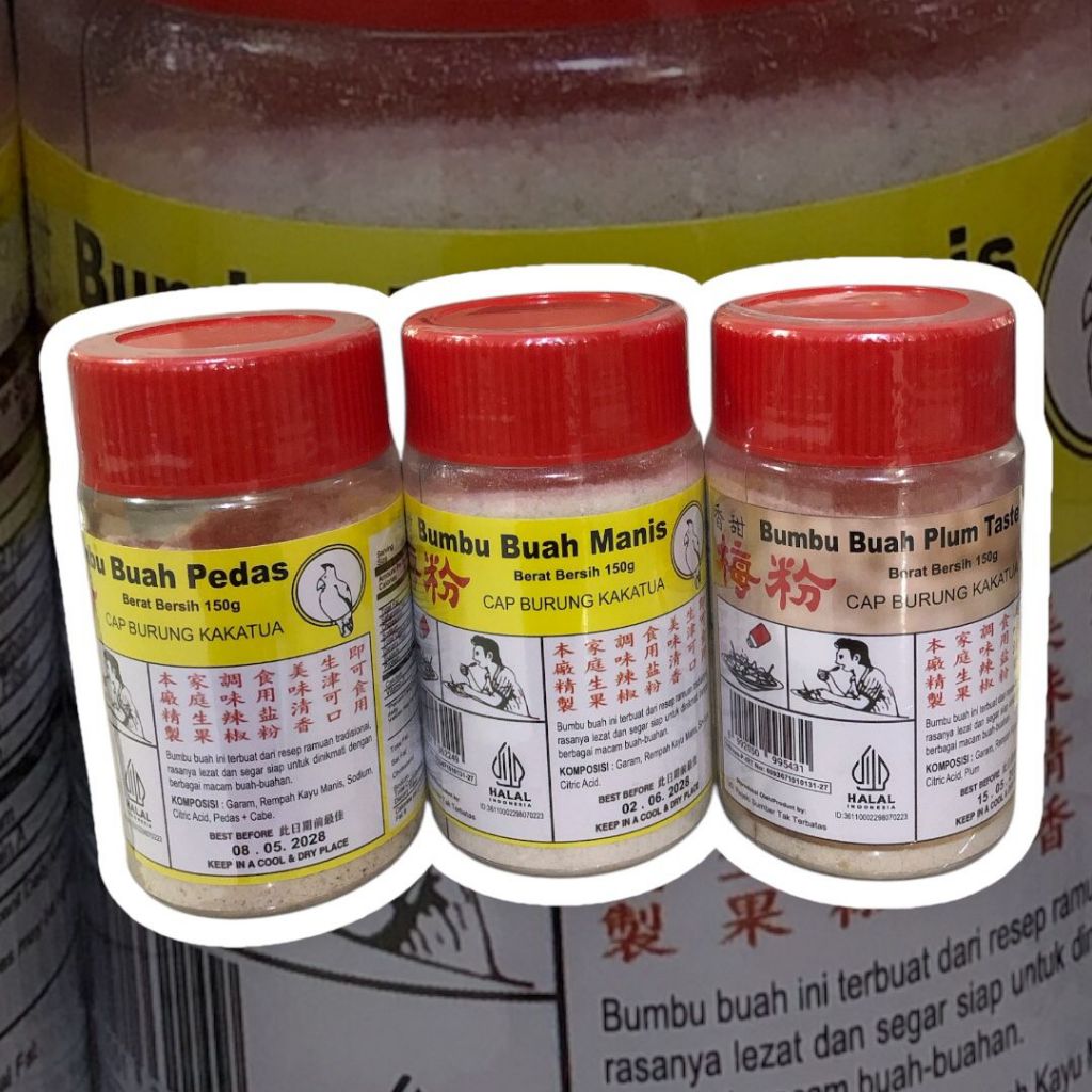 

KAKATUA BUMBU BUAH BUMBU RUJAK manis & pedas KAKATUA Bumbu Plum Taste per1