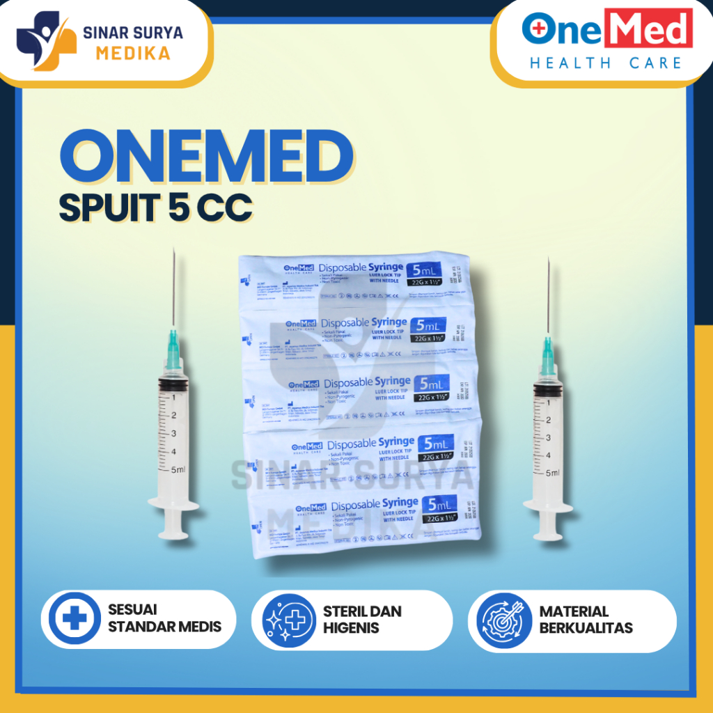 Spuit 5cc Onemed / Spuit 5ml Onemed " PCS "
