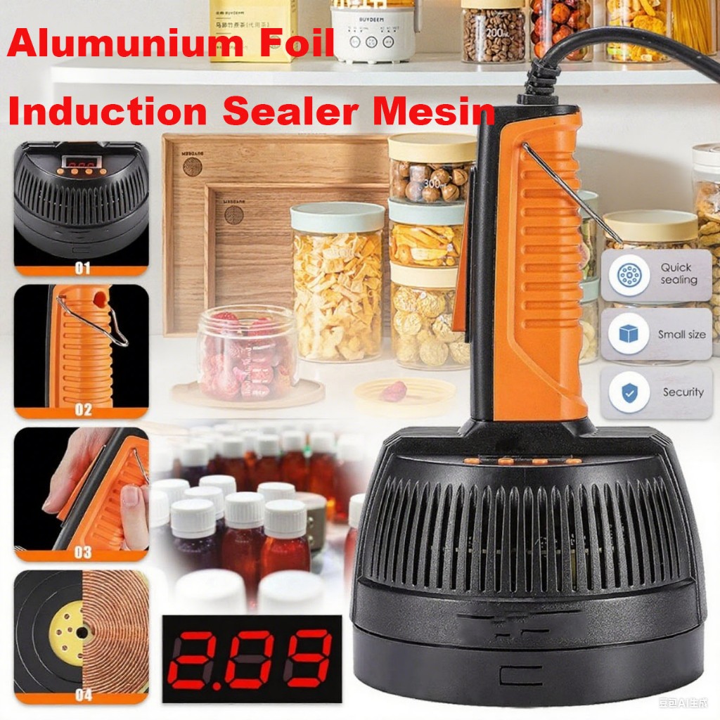 (20-100mm) Alumunium Foil Induction Sealer Mesin Segel Segel Botol Foil Mesin Segel Induksi Almunium