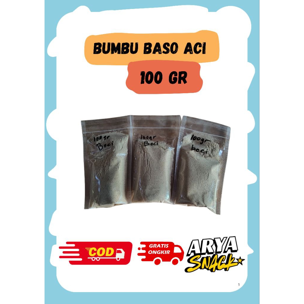 

bumbu baso Aci khas Garut 100gr