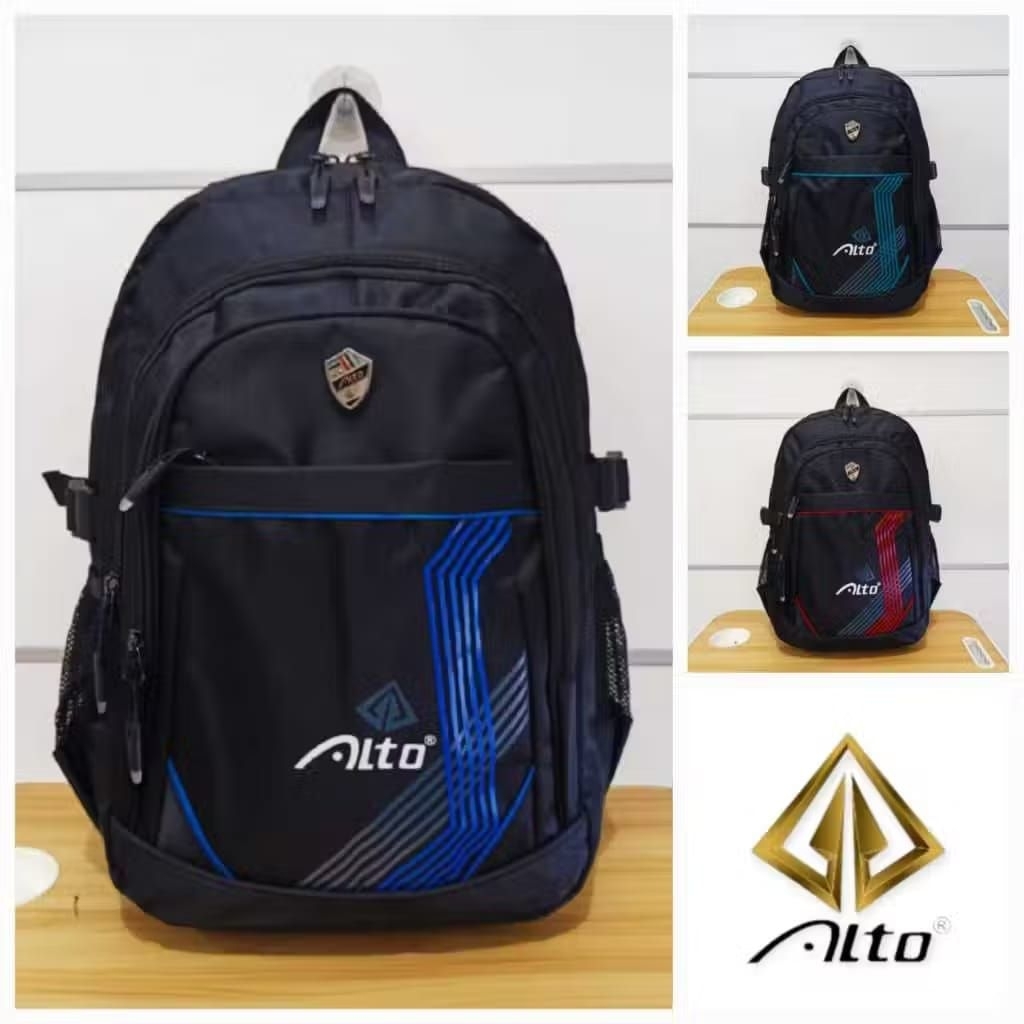 Tas Ransel Bacek Pacek Alto Original - Tas Sekolah Ank Alto - Ransel Peria alto
