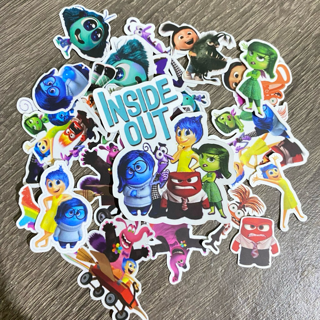 Sticker Vinyl Inside Out Untuk Laptop HP ScrapBook Anti Air