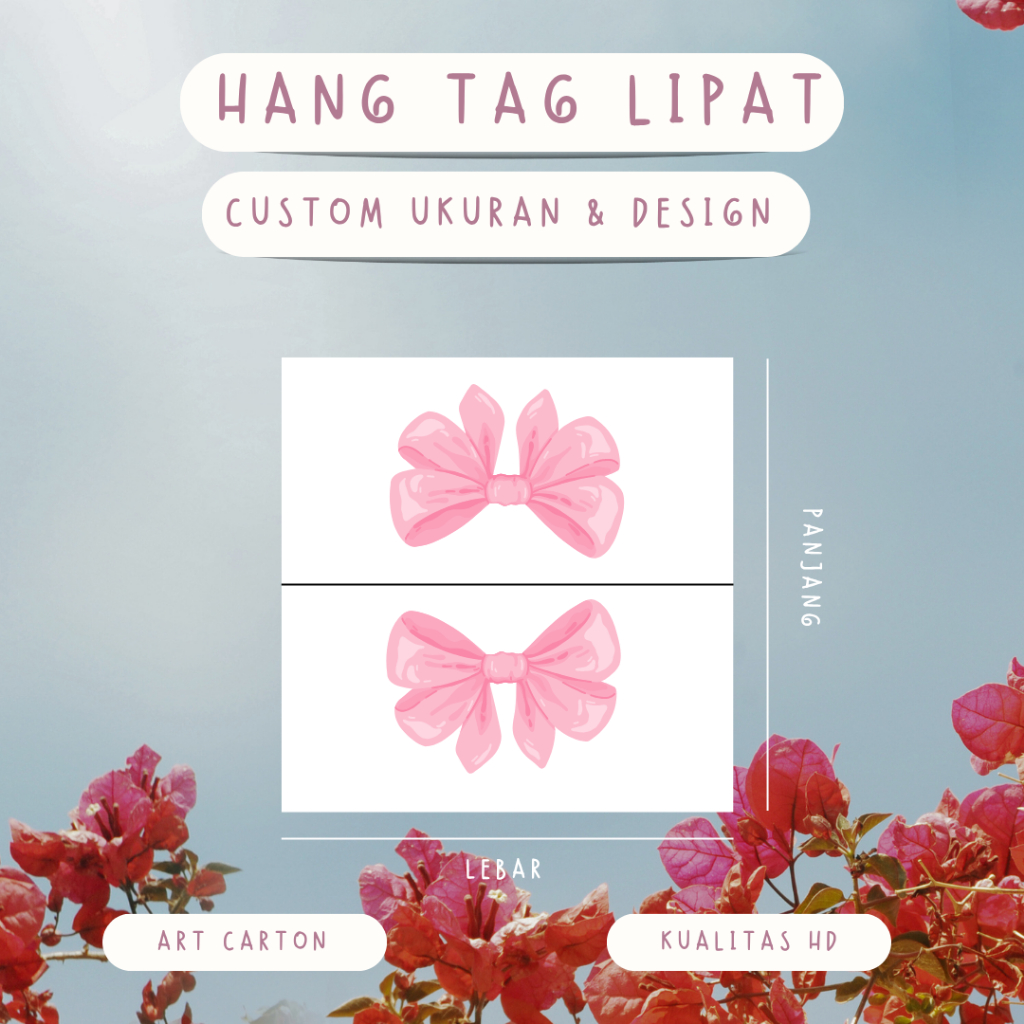 

HANG TAG CUSTOM UKURAN DAN DESIGN PER A3+