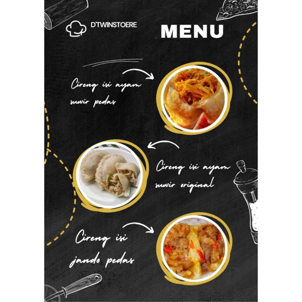 

Cireng isi premium isi full melimpah ayam suwir/jando/ayam ori 100% halal