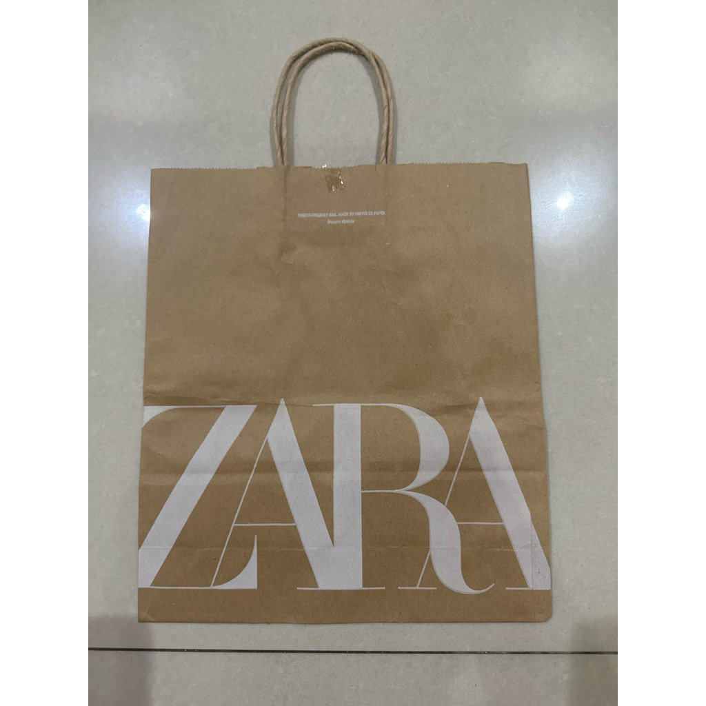 

paperbag tas keryas kantogan zara medium
