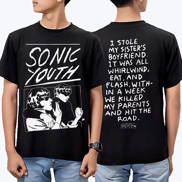 KAOS SONIC YOUTH | BAJU BAND BOOTLEG GRUNGE ROCK UNISEX | GOO