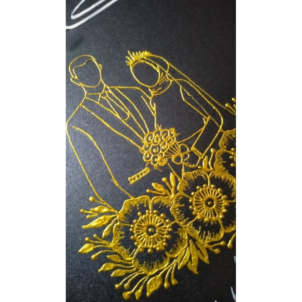 Henna kaligrafi A3