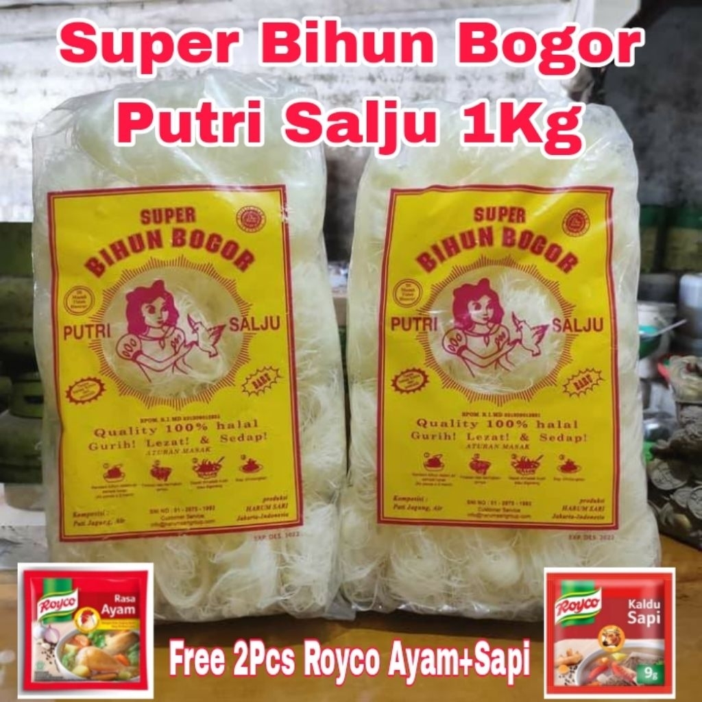 

Termurah 1Kg Bihun Super Putri Salju 100℅Halal Di Buat Dari Bahan Kualitas Terbaik