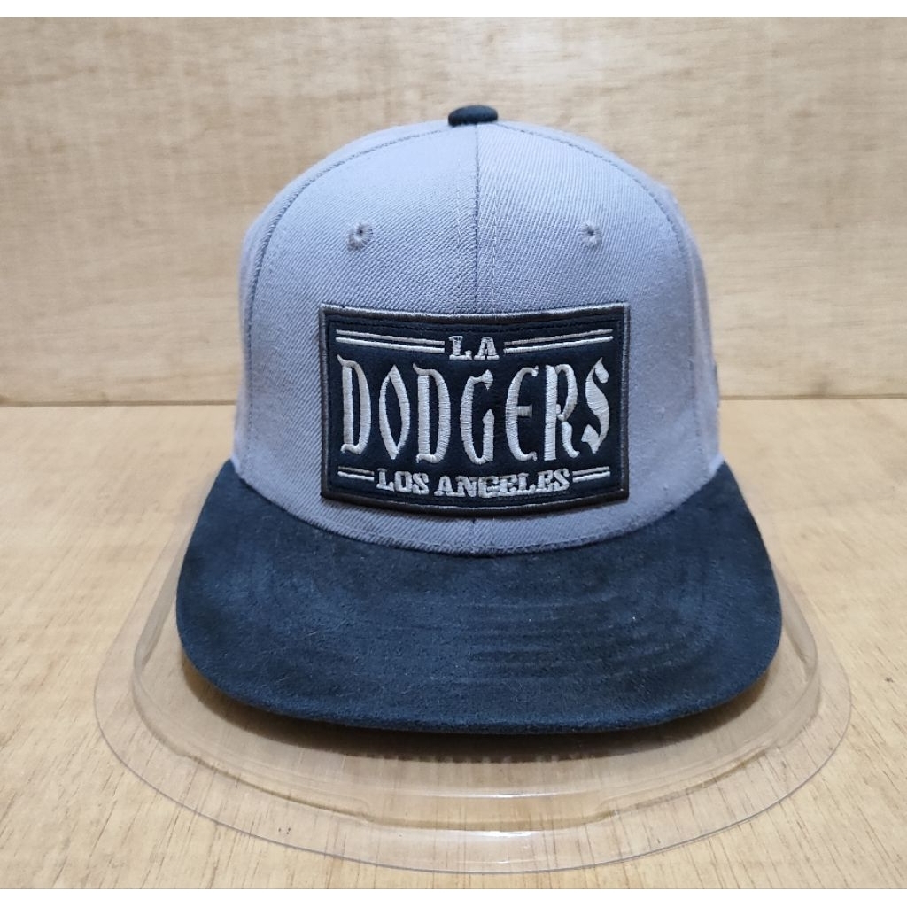 Topi MLB LA Dodgers Snapback Grey Original preloved