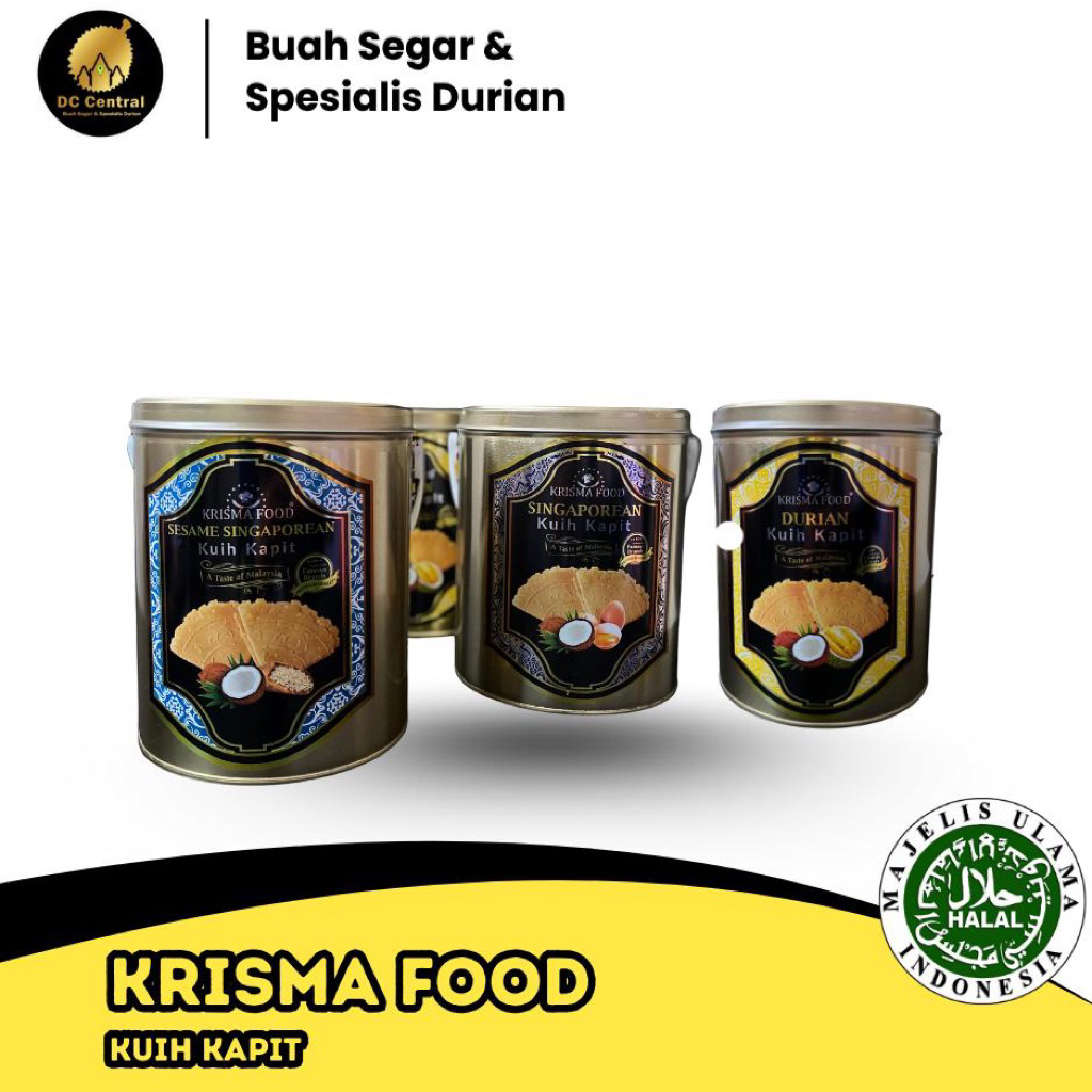 

KUIH KAPIT (K) | KRISMA FOOD | DURIAN | SINGAPOREAN | SESAME