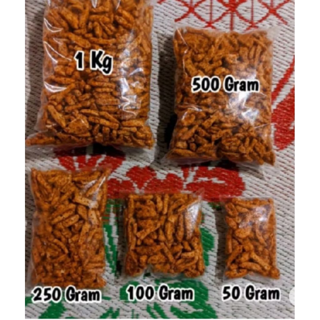 

basreng pedas daun pedas