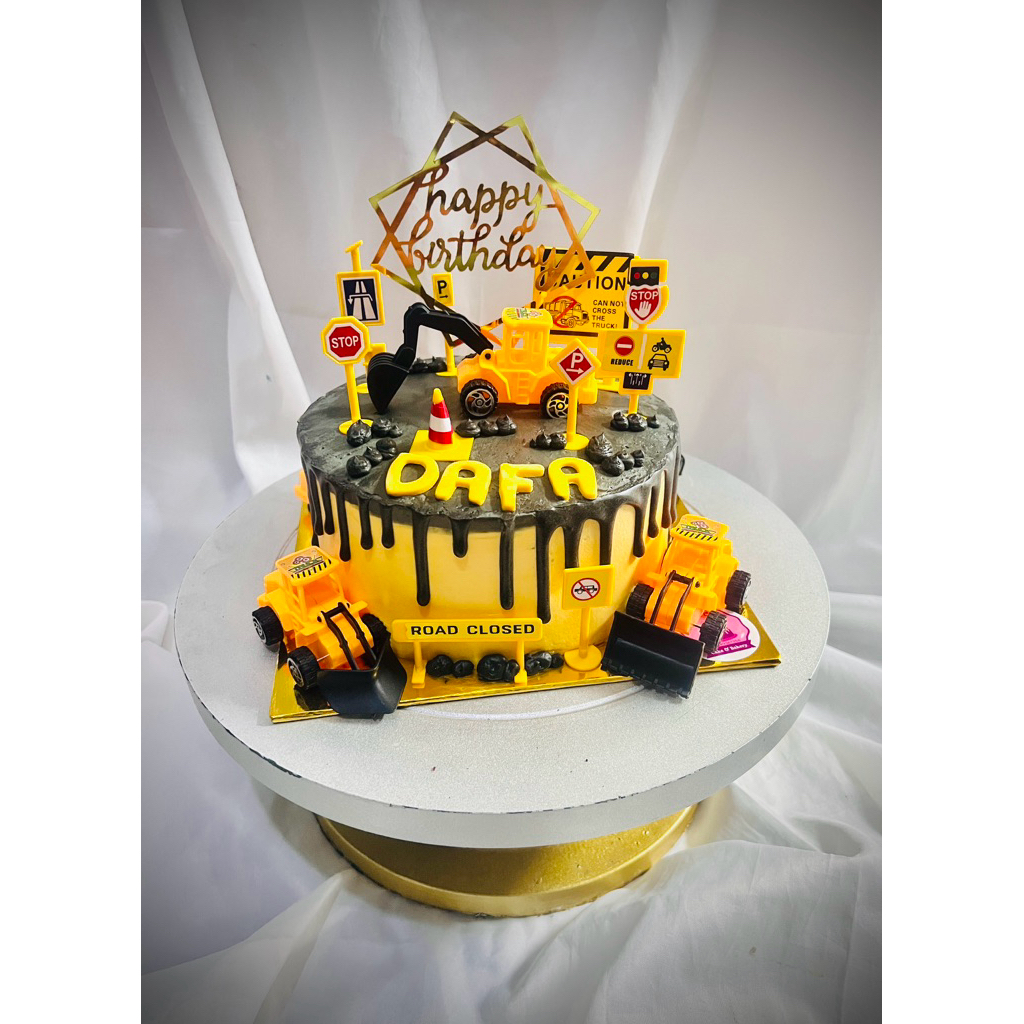 

Kue Ulang Tahun Konstruksi/ mobil beko/ bisa costume