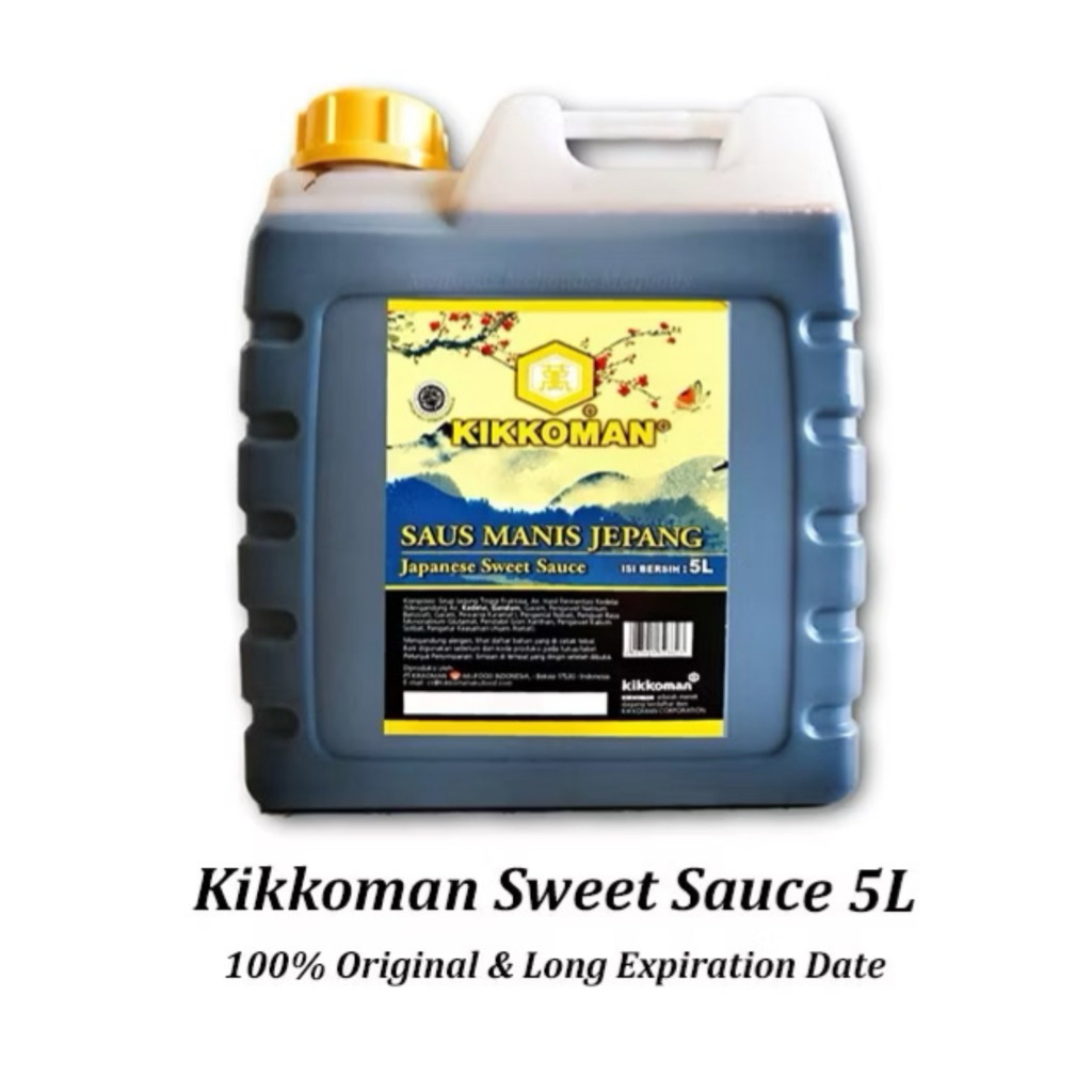 

Kikkoman Saus Manis Jepang 5 Liter - Japanese Sweet Sauce | Cocok untuk Teriyaki, Marinasi, Stir Fry